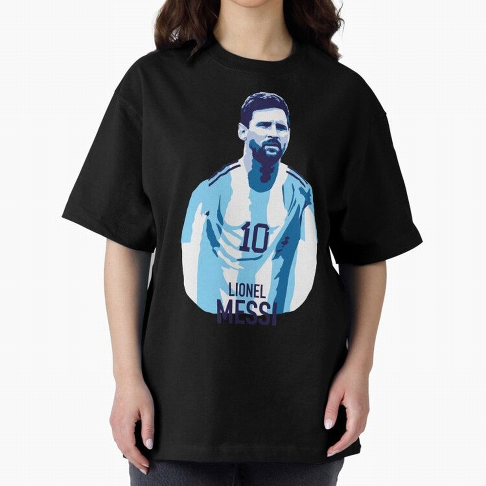 Messi Oversized T-Shirt Bring a Champion Mindset to FIFA World Cup 2026 Group Stage for Fans of Cristiano Ronaldo and Brazil, Portugal and Argentina, Bringing Football Festival Excitement, Trophy Ambitions, Country Rivalries and Star Player Buzz;
