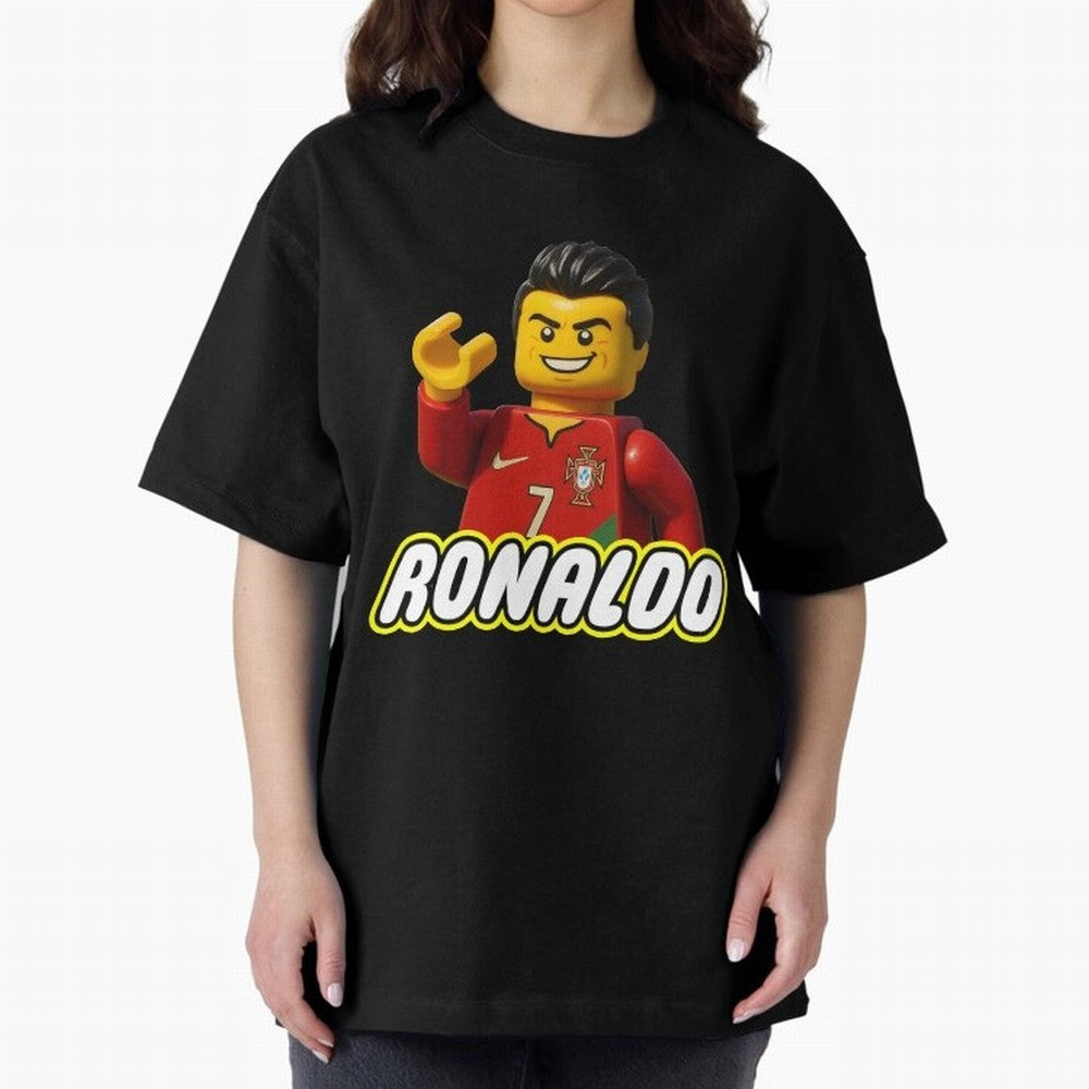 Block CR7 Oversized T-Shirt Spotlight the FIFA World Cup 2026 Journey through CR7 Highlights, Brazil Pride, Fan Favorite Moments, National Team Passion, Big Match Drama and Soccer History; Great for Supporters Who Love Legendary Players, National