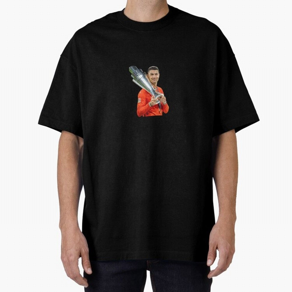 CR7 - Portugal Oversized T-Shirt Represent the Passion of Match Day Hype around FIFA World Cup 2026 Group Stage, Messi, France and Portugal, Stadium Chants, National Pride, Trophy Dreams and Unforgettable Football Memories; Perfect for Supporters