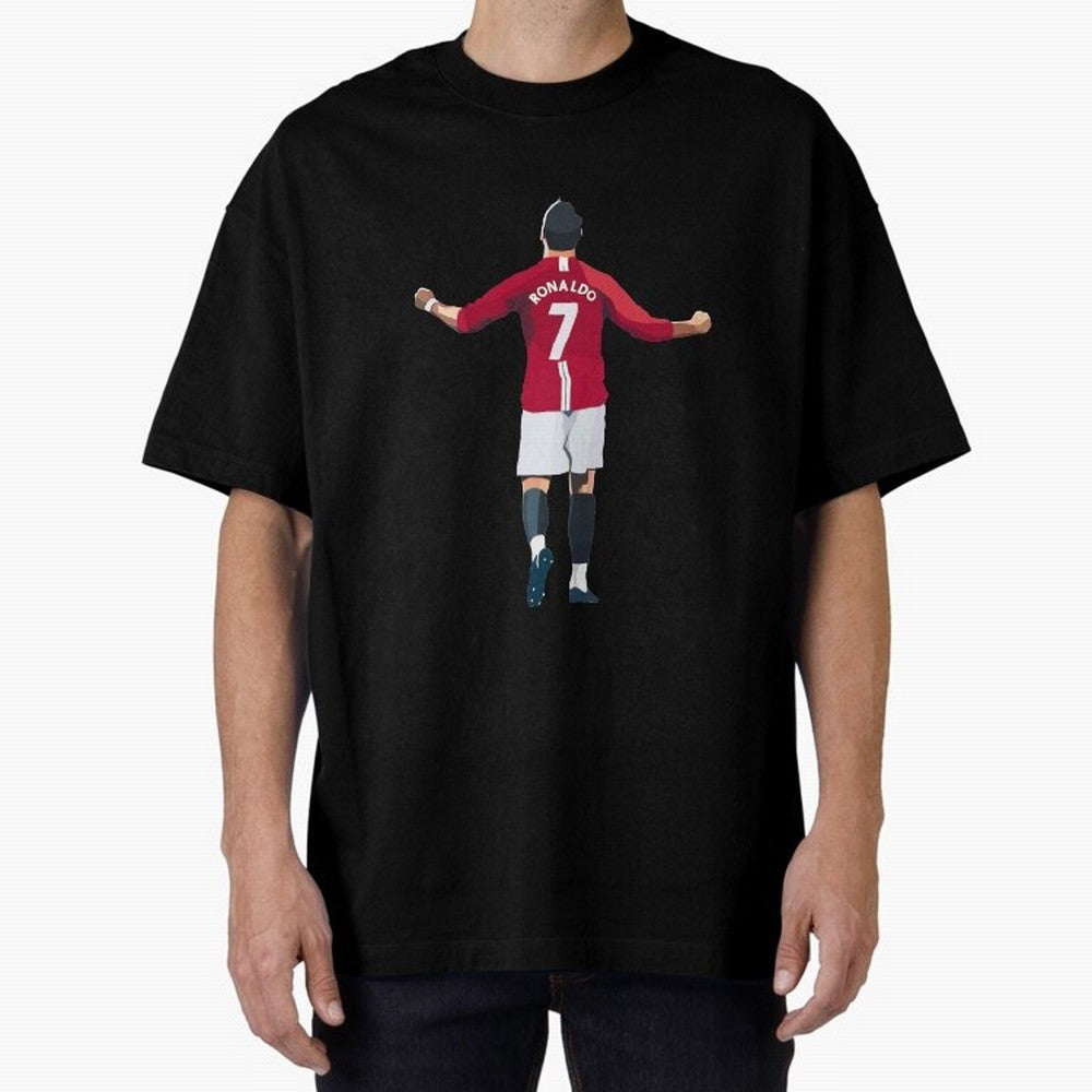 Cristiano Ronaldo Oversized T-Shirt Stand Out with Spirit from FIFA World Cup 2026 Group Stage Spirit, with Brazil, Haaland, Football Passion, Legendary Performances, Festival Vibes and Supporter Community; Perfect for Supporters Who Want Bold