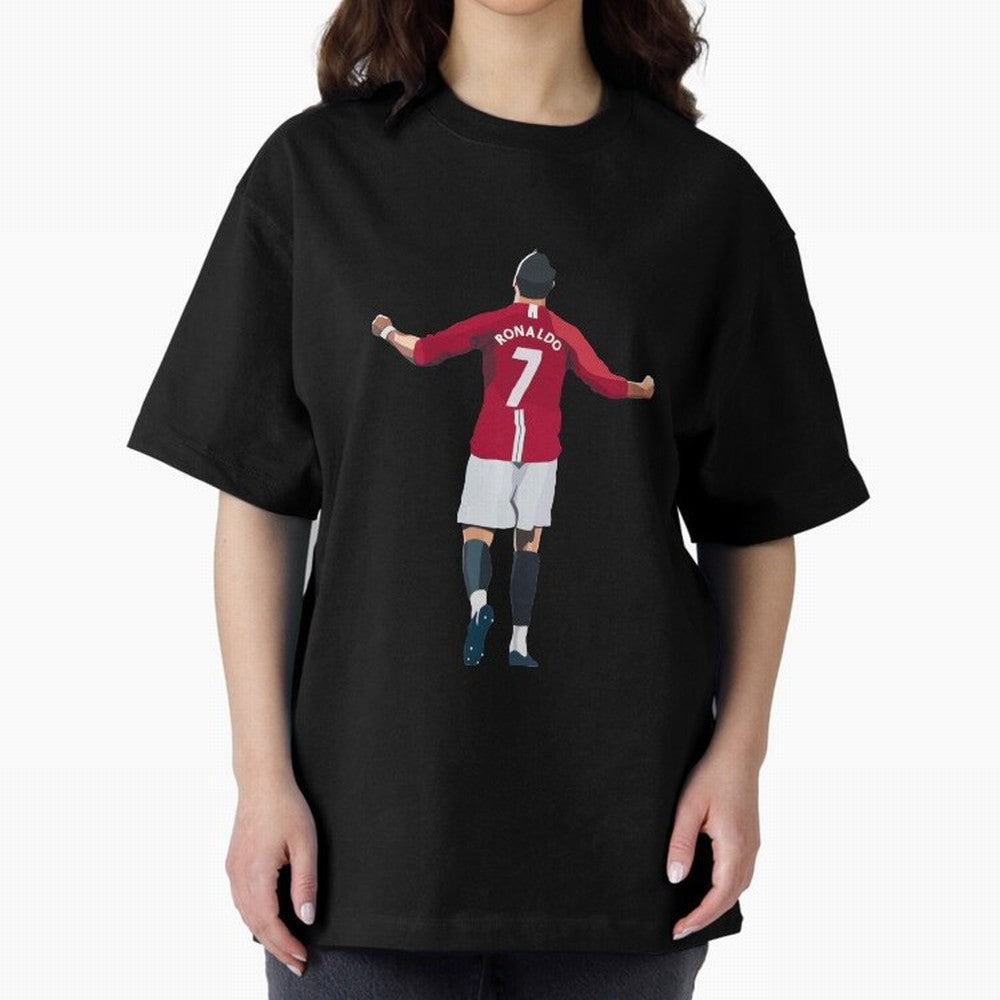 Cristiano Ronaldo Oversized T-Shirt Stand Out with Spirit from FIFA World Cup 2026 Group Stage Spirit, with Brazil, Haaland, Football Passion, Legendary Performances, Festival Vibes and Supporter Community; Perfect for Supporters Who Want Bold