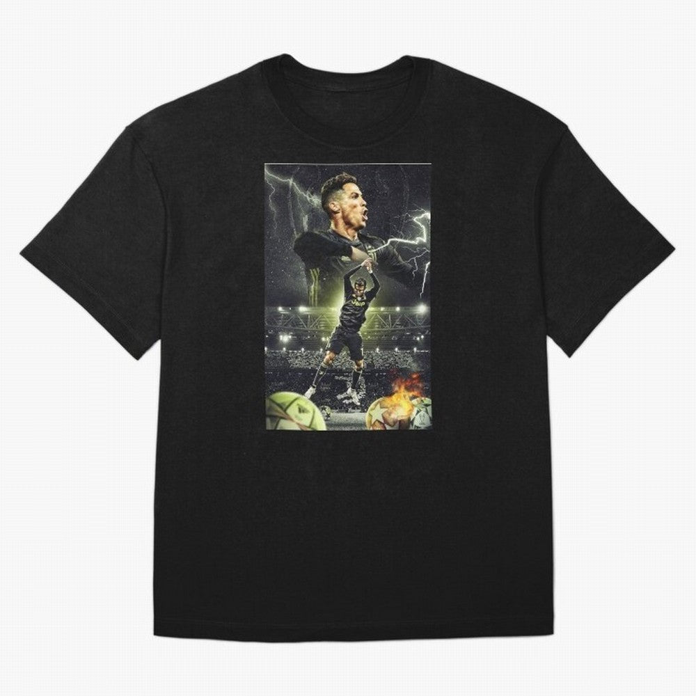 Ronaldo Illustration iPhone Case Oversized T-Shirt Show Love for Legendary Goals in Global Football Passion for FIFA World Cup 2026 Group Stage, Connected to CR7 and Messi, France, Champion Mindset, Group Stage Buzz, Knockout Tension and Passionate