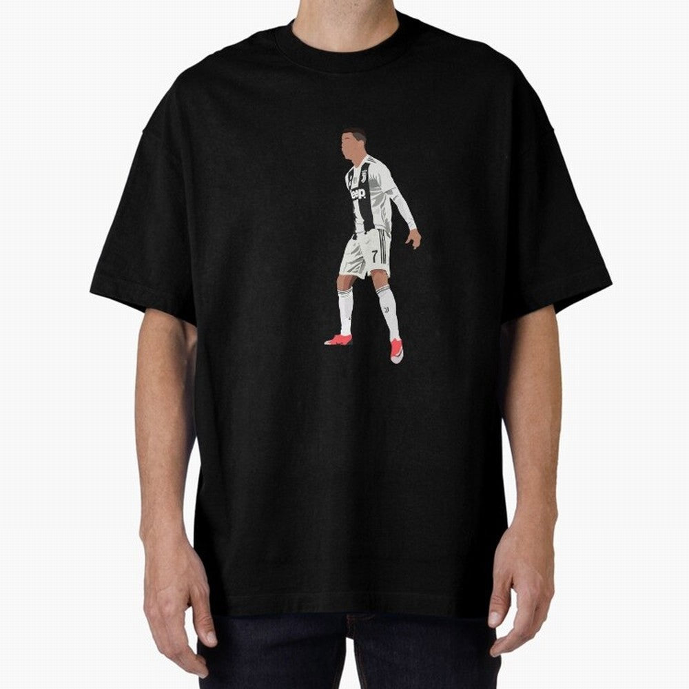 Cristiano Ronaldo Oversized T-Shirt Represent the FIFA World Cup 2026 USA Canada Mexico Journey through Cristiano Ronaldo Highlights, Argentina and Brazil Pride, Goal Celebration Energy, Supporter Heritage, Football Icons and Worldwide Tournament