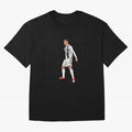 Cristiano Ronaldo Oversized T-Shirt Represent the FIFA World Cup 2026 USA Canada Mexico Journey through Cristiano Ronaldo Highlights, Argentina and Brazil Pride, Goal Celebration Energy, Supporter Heritage, Football Icons and Worldwide Tournament