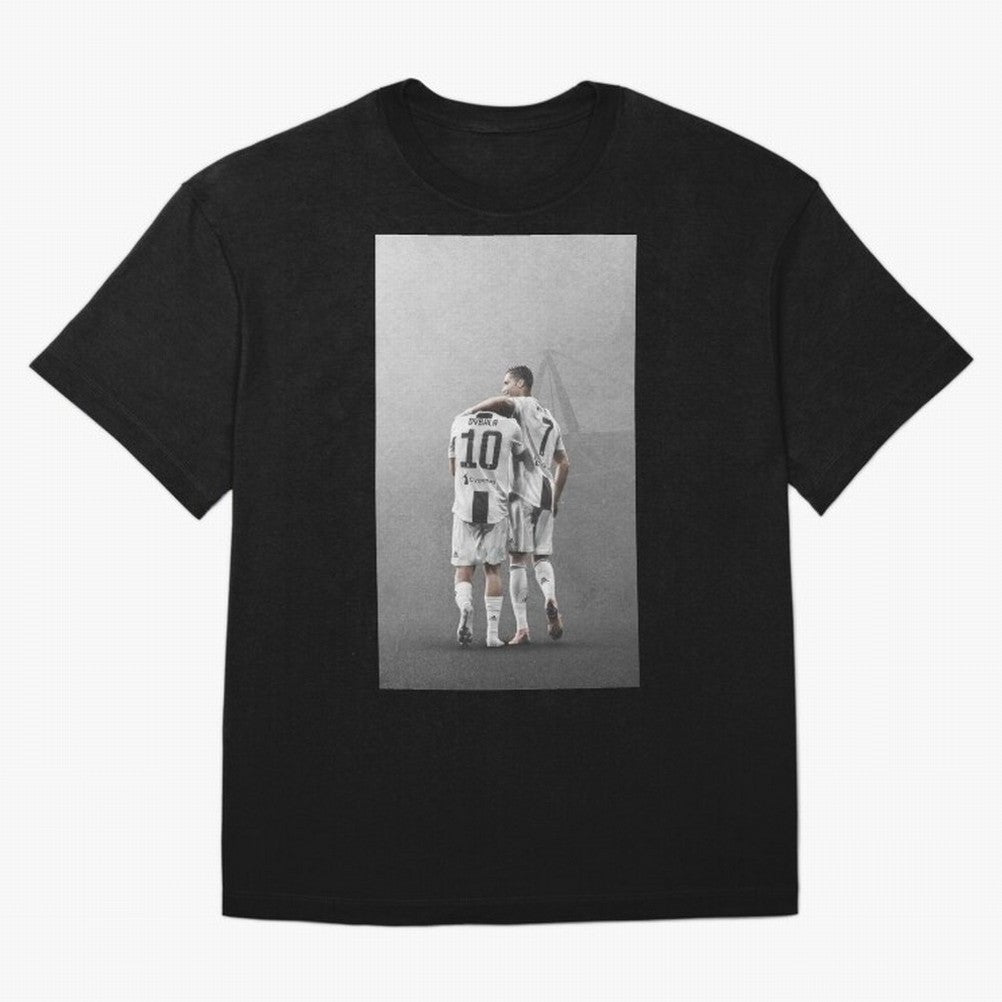 ronaldo with paulo dybala Oversized T-Shirt Spotlight the FIFA World Cup 2026 USA Canada Mexico Journey through Mbappe Highlights, Argentina Pride, Game Day Rituals, Football Legends, Country Pride and the Road to the Final; Ideal for Fans Who