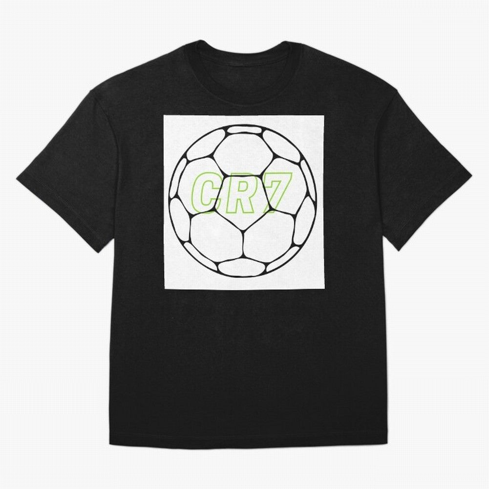 Cristiano Ronaldo ( CR7 ) Oversized T-Shirt Celebrate Football Heritage in FIFA World Cup 2026 USA Canada Mexico Highlighting Haaland and Mbappe, Argentina and Brazil Energy, Championship Spirit, Famous Goals, Roaring Crowds and International