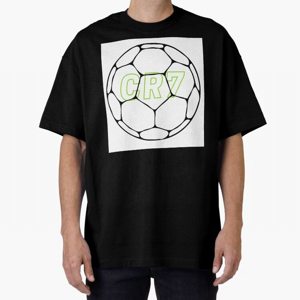 Cristiano Ronaldo ( CR7 ) Oversized T-Shirt Celebrate Football Heritage in FIFA World Cup 2026 USA Canada Mexico Highlighting Haaland and Mbappe, Argentina and Brazil Energy, Championship Spirit, Famous Goals, Roaring Crowds and International