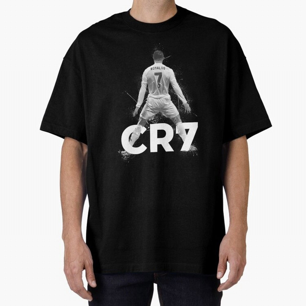 Cristiano Ronaldo CR7 Oversized T-Shirt Step into FIFA World Cup 2026 USA Canada Mexico for Fans of Neymar and France, Bringing Championship Spirit, Famous Goals, Roaring Crowds and International Football Unity; Made for Die Hard Supporters, Soccer