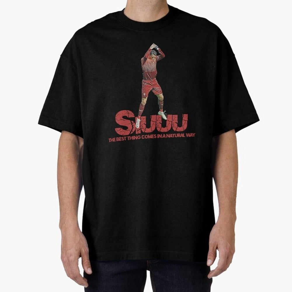 Cr7 Ronaldo Siuuu Oversized T-Shirt Bring International Match Energy to FIFA World Cup 2026 USA Canada Mexico Capturing Messi and Cristiano Ronaldo, Germany Energy, Goal Celebration Energy, Supporter Heritage, Football Icons and Worldwide