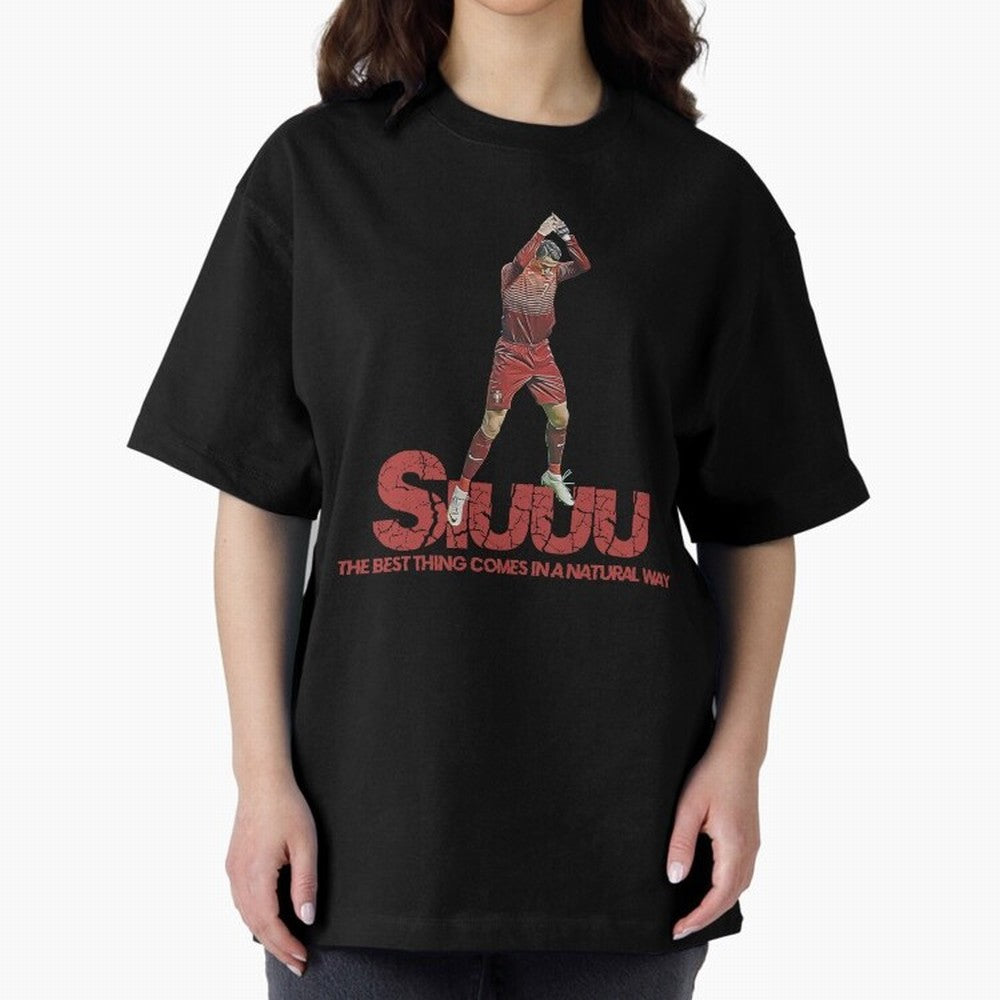 Cr7 Ronaldo Siuuu Oversized T-Shirt Bring International Match Energy to FIFA World Cup 2026 USA Canada Mexico Capturing Messi and Cristiano Ronaldo, Germany Energy, Goal Celebration Energy, Supporter Heritage, Football Icons and Worldwide