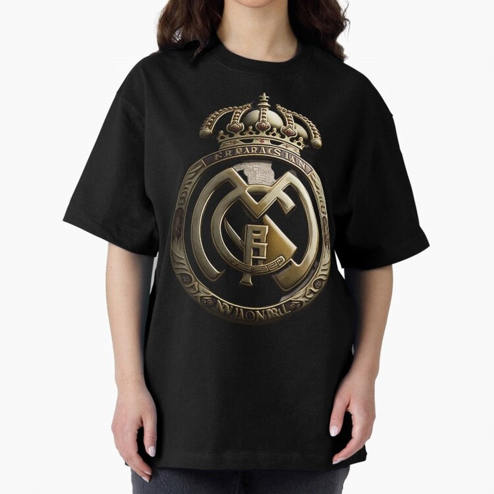 Madrid Oversized T-Shirt Discover Global Football Passion for FIFA World Cup 2026 Group Stage, Centered on Neymar, Haaland and Cristiano Ronaldo, Argentina, Match Day Excitement, Supporter Culture, Golden Goals and Global Football Passion; Made for
