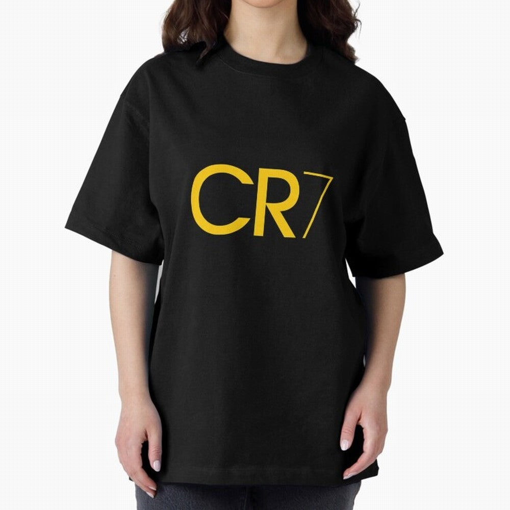 Cristiano, Ronaldo CR7 Oversized T-Shirt Carry the FIFA World Cup 2026 Group Stage Journey through Messi Highlights, Portugal, Spain and Germany Pride, Retro Football Energy, Iconic Rivalries, Trophy Chase Drama and Stadium Atmosphere; Created for