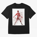Cristiano Ronaldo Oversized T-Shirt Follow the Road to the FIFA World Cup 2026 USA Canada Mexico Journey through Cristiano Ronaldo, Haaland and CR7 Highlights, Argentina, France and Brazil Pride, Football Festival Excitement, Trophy Ambitions,