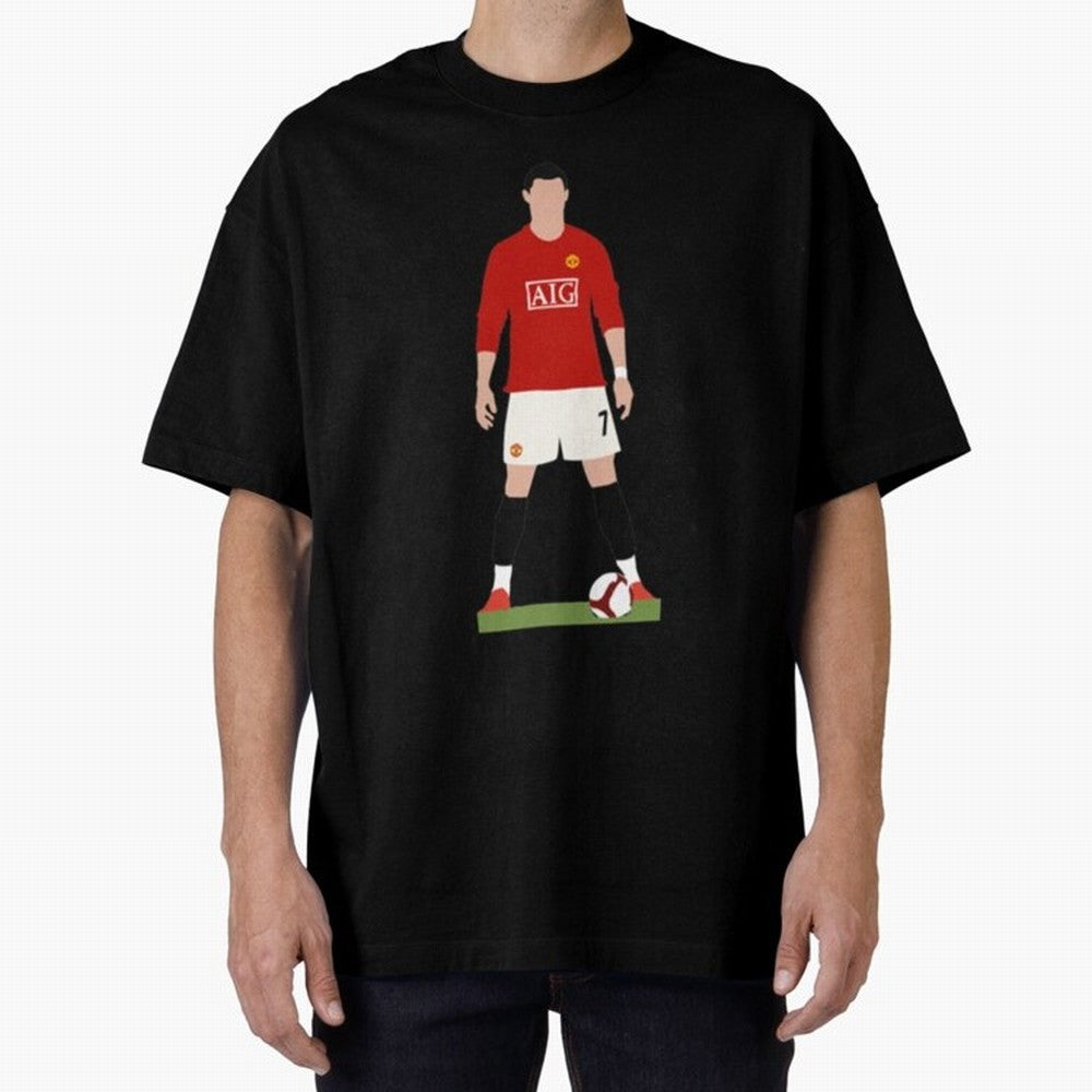 Cristiano Ronaldo Oversized T-Shirt Represent Football Lovers during the FIFA World Cup 2026 Group Stage Journey through CR7 Highlights, England Pride, Retro Football Energy, Iconic Rivalries, Trophy Chase Drama and Stadium Atmosphere; Great for