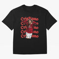 CR7 Oversized T-Shirt Support Iconic Players in FIFA World Cup 2026 Spirit, Capturing Argentina, Messi, Stadium Chants, National Pride, Trophy Dreams and Unforgettable Football Memories; Ideal for Fans Who Follow Messi, Cristiano Ronaldo, CR7,