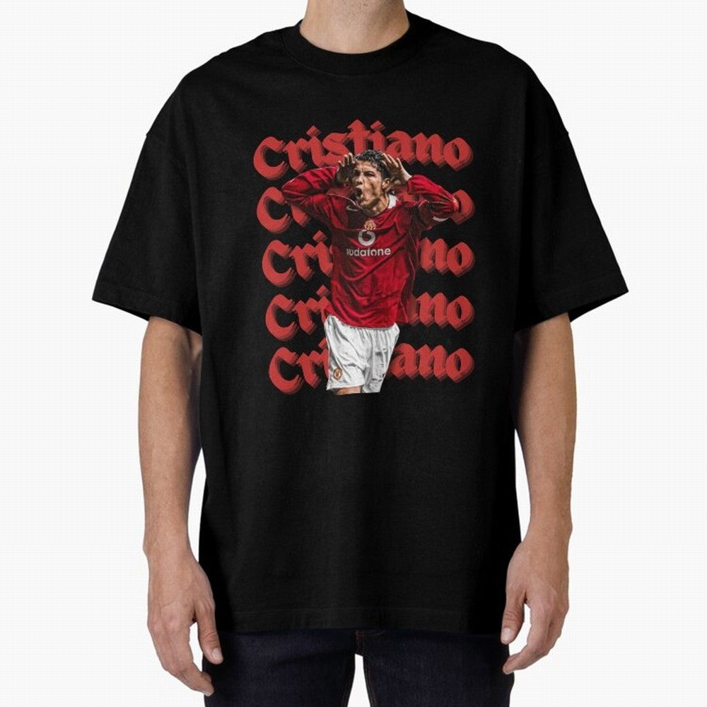 CR7 Oversized T-Shirt Support Iconic Players in FIFA World Cup 2026 Spirit, Capturing Argentina, Messi, Stadium Chants, National Pride, Trophy Dreams and Unforgettable Football Memories; Ideal for Fans Who Follow Messi, Cristiano Ronaldo, CR7,