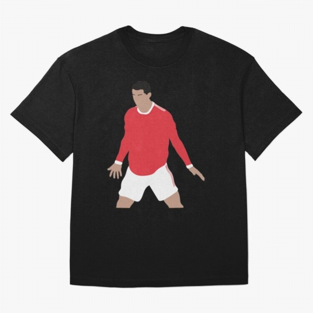 Cristiano Ronaldo Oversized T-Shirt Keep the Legacy of Global Football Passion for FIFA World Cup 2026 Group Stage, Celebrating CR7 and Messi, France and Portugal, Supporter Pride, Iconic Celebrations, Legendary Names and Global Match Day Energy;