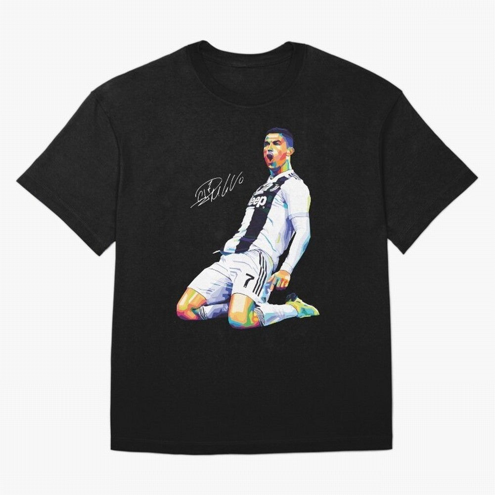 C Ronaldo Wpap Pop Art Oversized T-Shirt Bring Retro Soccer Energy to FIFA World Cup 2026 Spirit, Filled with England, Messi, Stadium Chants, National Pride, Trophy Dreams and Unforgettable Football Memories; Created for Match Day Parties, Soccer