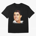 Cristiano Ronaldo CR7 | Digital Painting Oversized T-Shirt Wear the Spirit of FIFA World Cup 2026 for Fans of Messi, CR7 and Mbappe and England, France and Netherlands, Bringing Tournament Hype, Historic Matchups, Family Viewing Parties and Global