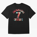 Cristiano Ronaldo Manchester United Oversized T-Shirt Bring Global Tournament Vibes to Global Football Passion for FIFA World Cup 2026 USA Canada Mexico, Connected to Messi and Cristiano Ronaldo, Brazil, Goal Celebration Energy, Supporter Heritage,