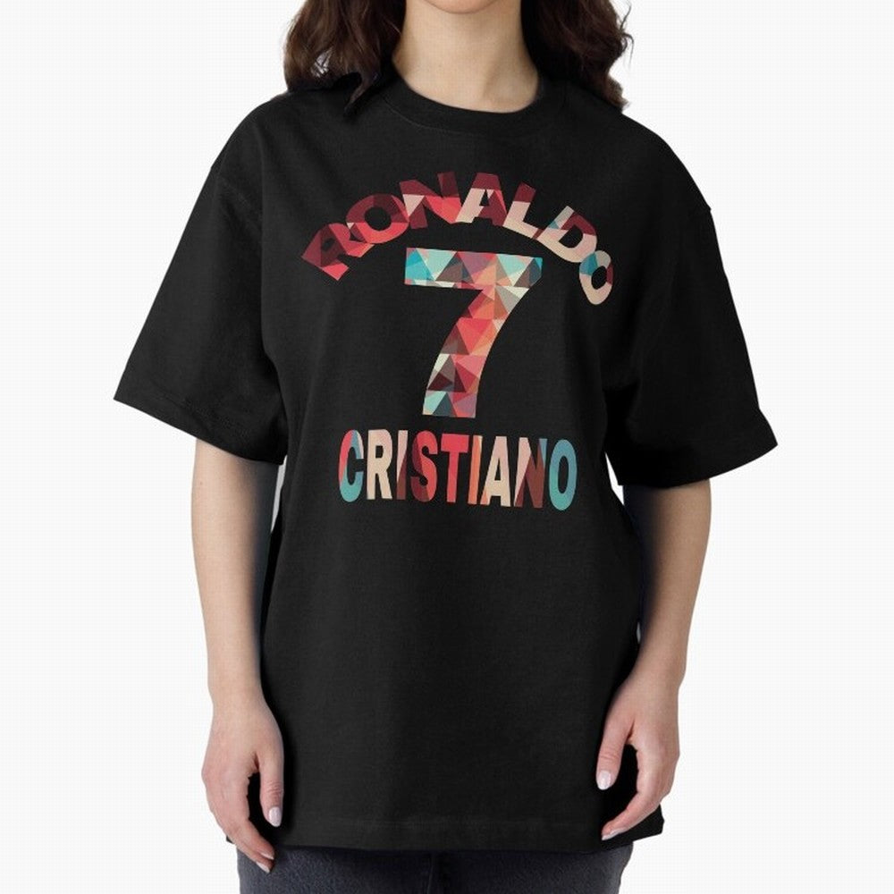 Cristiano Ronaldo Manchester United Oversized T-Shirt Bring Global Tournament Vibes to Global Football Passion for FIFA World Cup 2026 USA Canada Mexico, Connected to Messi and Cristiano Ronaldo, Brazil, Goal Celebration Energy, Supporter Heritage,