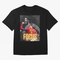 Focus With CR7 Oversized T-Shirt Refresh Global Football Passion for FIFA World Cup 2026 USA Canada Mexico, with Cristiano Ronaldo, Brazil, Portugal and Argentina, Goal Celebration Energy, Supporter Heritage, Football Icons and Worldwide Tournament