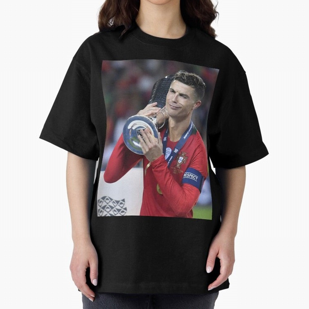 Todos Portugal 2019 CR7 Oversized T-Shirt Show Your Love for Global Football Passion for FIFA World Cup 2026 USA Canada Mexico, Filled with CR7 and Messi, Germany, Football History, Final Match Energy, Crowd Noise and Once in a Lifetime Moments;