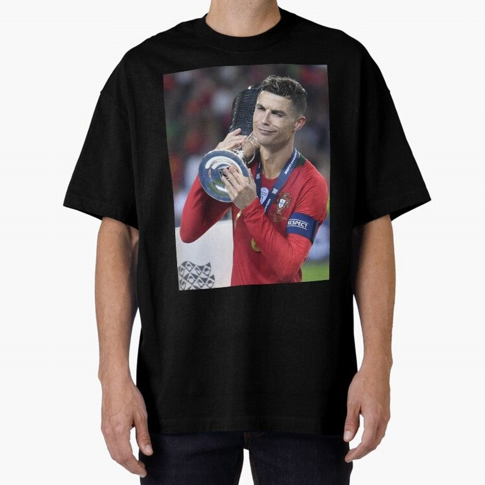 Todos Portugal 2019 CR7 Oversized T-Shirt Show Your Love for Global Football Passion for FIFA World Cup 2026 USA Canada Mexico, Filled with CR7 and Messi, Germany, Football History, Final Match Energy, Crowd Noise and Once in a Lifetime Moments;