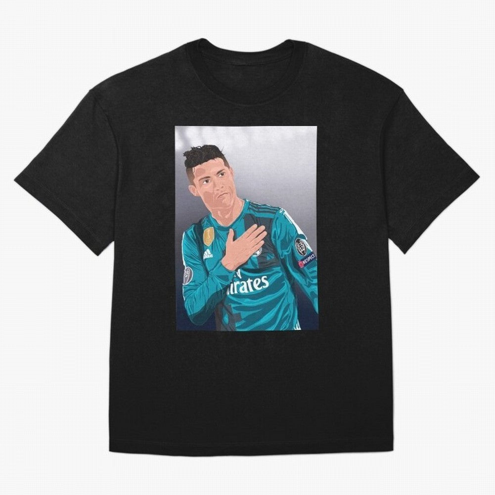 Cristiano Ronaldo Oversized T-Shirt Capture FIFA World Cup 2026 Spirit, Made for France and Portugal, Messi and Cristiano Ronaldo, Match Day Excitement, Supporter Culture, Golden Goals and Global Football Passion; Perfect for Supporters Who Want