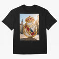 Plaza Sol Real Madrid Oversized T-Shirt Stand Out with Spirit from the FIFA World Cup 2026 Journey through Haaland Highlights, France Pride, Champion Mindset, Group Stage Buzz, Knockout Tension and Passionate Fan Culture; Great for Supporters Who