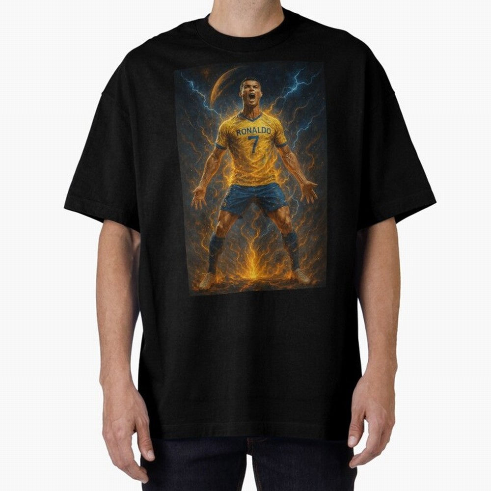 Cristiano Ronaldo Oversized T-Shirt Bring International Match Energy to the FIFA World Cup 2026 Journey through Messi and Cristiano Ronaldo Highlights, France and Portugal Pride, Soccer Culture, Superstar Moments, National Team Dreams and
