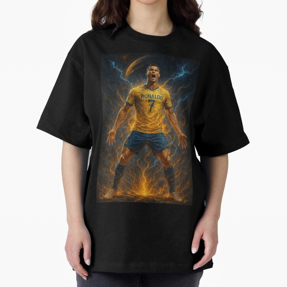 Cristiano Ronaldo Oversized T-Shirt Bring International Match Energy to the FIFA World Cup 2026 Journey through Messi and Cristiano Ronaldo Highlights, France and Portugal Pride, Soccer Culture, Superstar Moments, National Team Dreams and