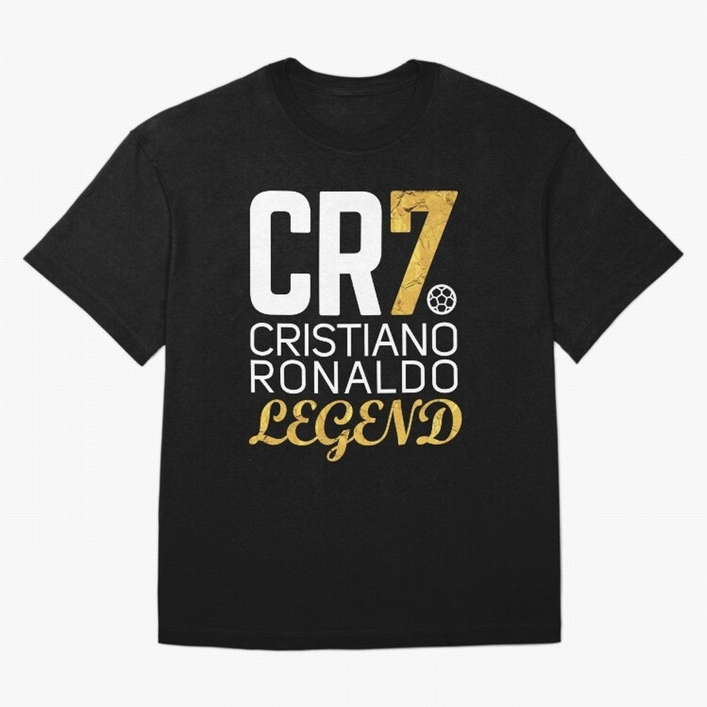 CR7 legend gold Oversized T-Shirt Bring Champion Energy into FIFA World Cup 2026 Group Stage Centered on Haaland, England Energy, Champion Mindset, Group Stage Buzz, Knockout Tension and Passionate Fan Culture; Perfect for Fans, Collectors, Family