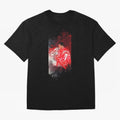 Ronaldo Illustration 002 Oversized T-Shirt Keep the Match Day Mood of Match Day Hype around FIFA World Cup 2026 Group Stage, Mbappe, Portugal, Championship Spirit, Famous Goals, Roaring Crowds and International Football Unity; Perfect for Fans,