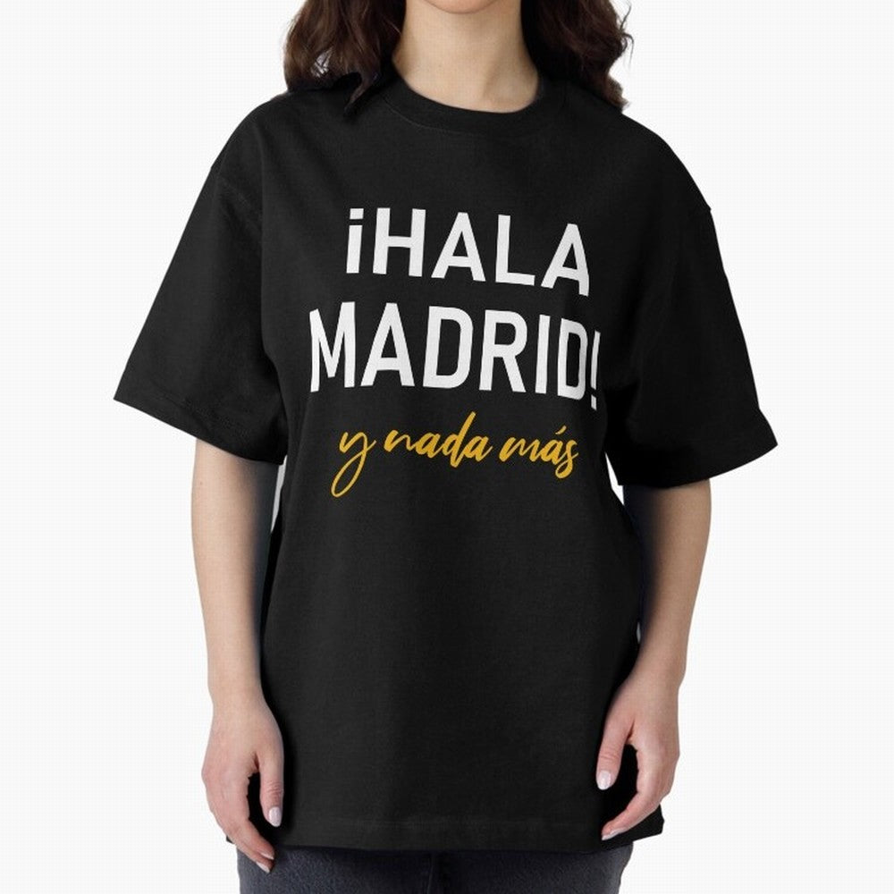 Hala Madrid Oversized T-Shirt Cheer through Every Moment of Global Football Passion for FIFA World Cup 2026 Group Stage, Built around CR7, England, Championship Spirit, Famous Goals, Roaring Crowds and International Football Unity; Ideal for Fans