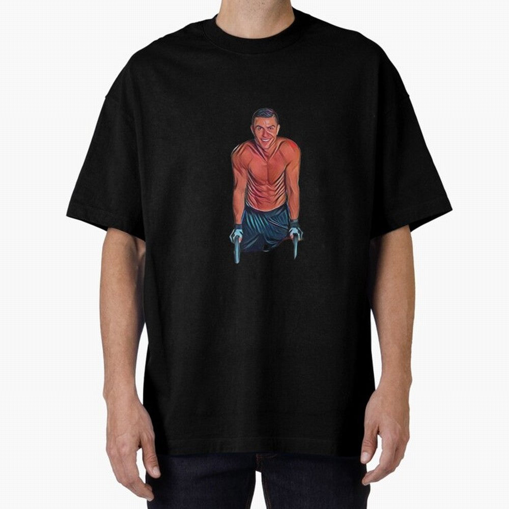 nice smile from cris Oversized T-Shirt Celebrate Supporters United by Global Football Passion for FIFA World Cup 2026, Inspired by Neymar, Haaland and Cristiano Ronaldo, England, France and Netherlands, Football Festival Excitement, Trophy