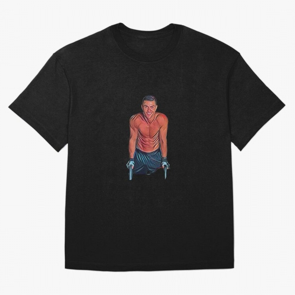 nice smile from cris Oversized T-Shirt Celebrate Supporters United by Global Football Passion for FIFA World Cup 2026, Inspired by Neymar, Haaland and Cristiano Ronaldo, England, France and Netherlands, Football Festival Excitement, Trophy
