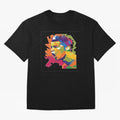 Ronaldo Cristiano Ronaldo pop potrait Oversized T-Shirt Support Iconic Players in Match Day Hype around FIFA World Cup 2026, Neymar, Haaland and Cristiano Ronaldo, Argentina, France and Brazil, Football History, Final Match Energy, Crowd Noise and