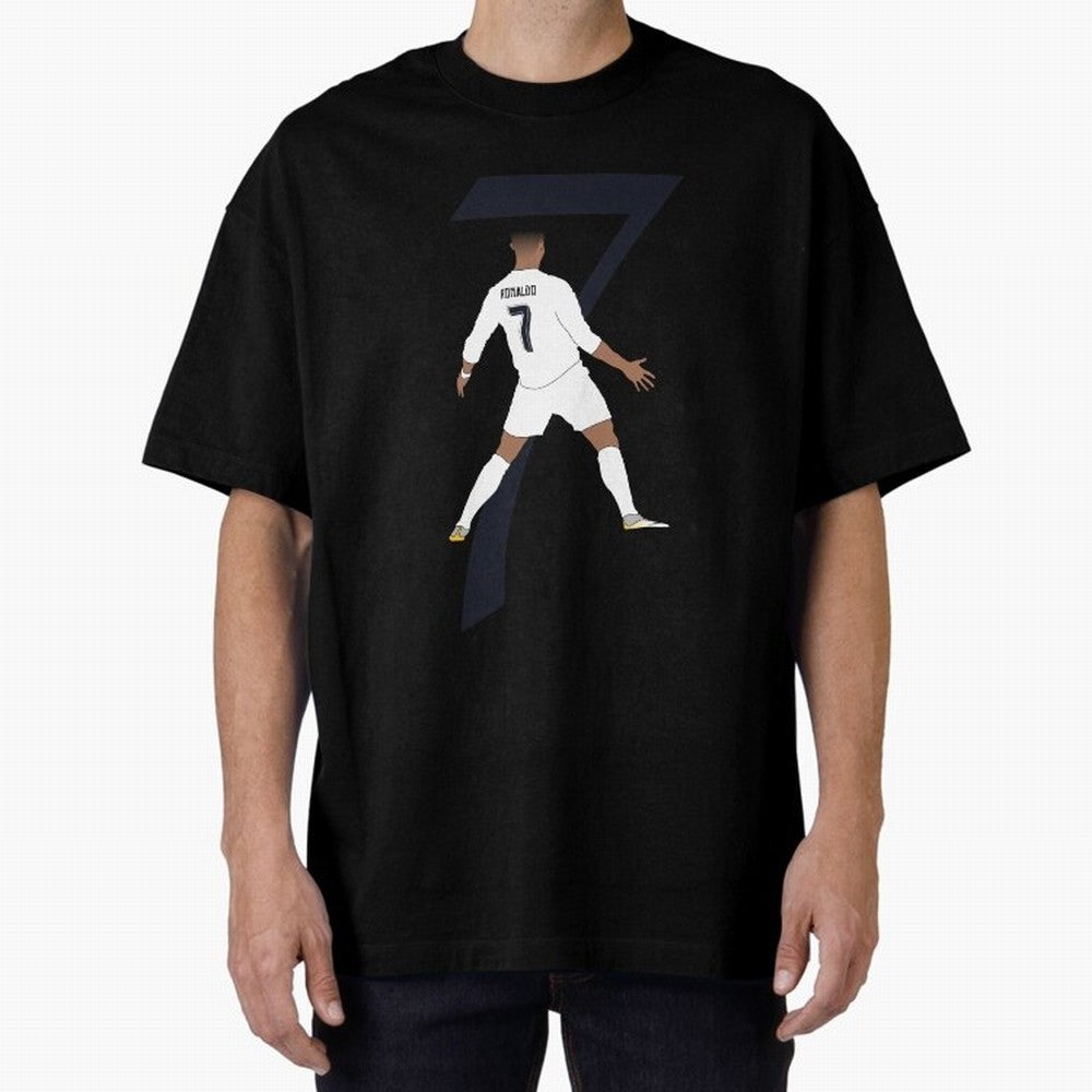 Cristiano Ronaldo #7 Oversized T-Shirt Bring World Football Passion into Match Day Hype around FIFA World Cup 2026, Mbappe and Neymar, Spain, Game Day Rituals, Football Legends, Country Pride and the Road to the Final; Made for Die Hard Supporters,