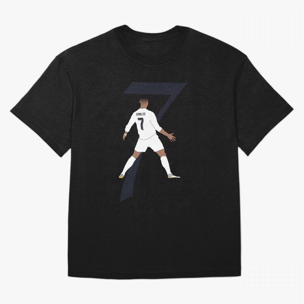 Cristiano Ronaldo #7 Oversized T-Shirt Bring World Football Passion into Match Day Hype around FIFA World Cup 2026, Mbappe and Neymar, Spain, Game Day Rituals, Football Legends, Country Pride and the Road to the Final; Made for Die Hard Supporters,