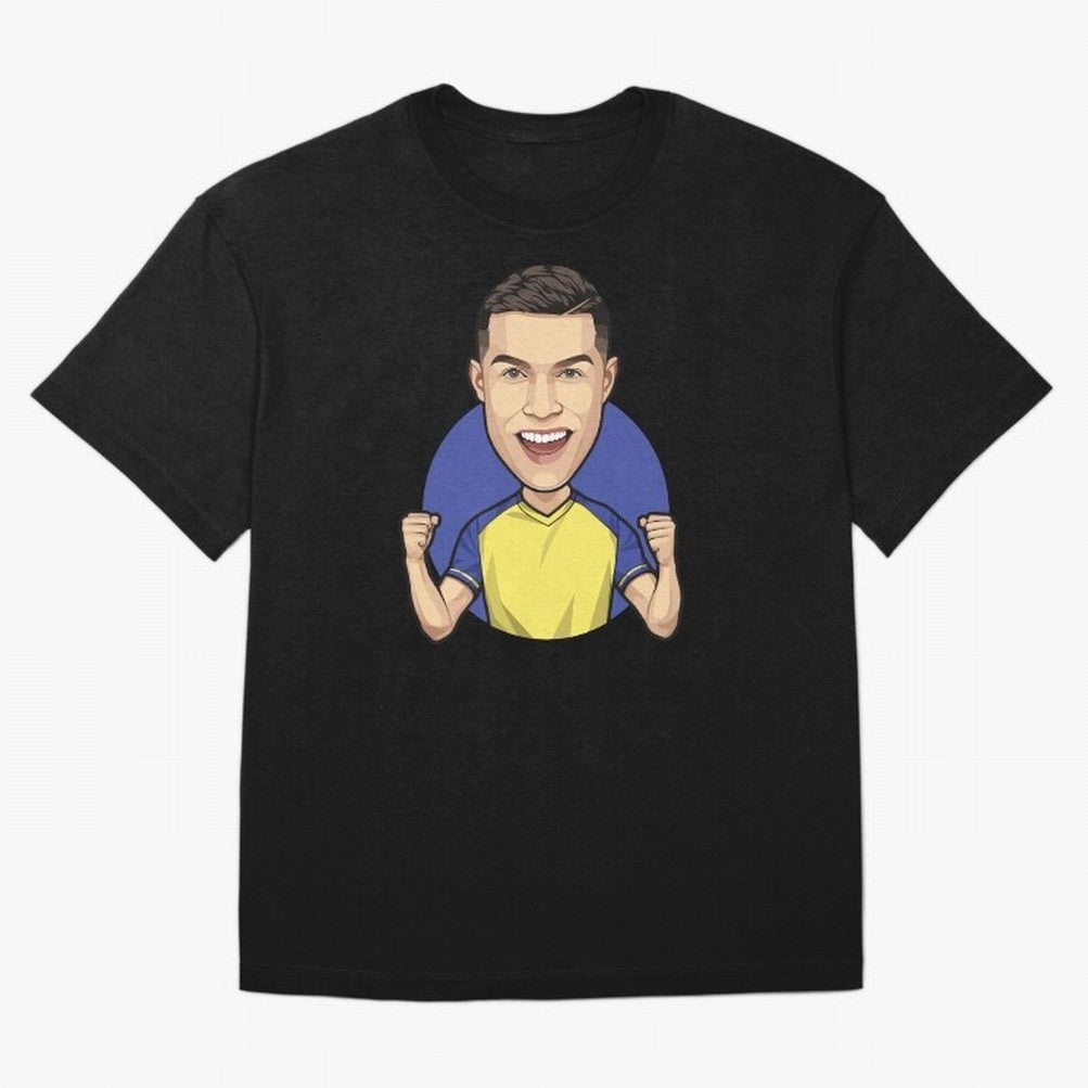 Ronaldo Al-Nassr 2022 Oversized T-Shirt Carry FIFA World Cup 2026 Group Stage Spirit, Featuring Argentina, France and Brazil, Mbappe, Fan Favorite Moments, National Team Passion, Big Match Drama and Soccer History; Ideal for Football Dads, Football