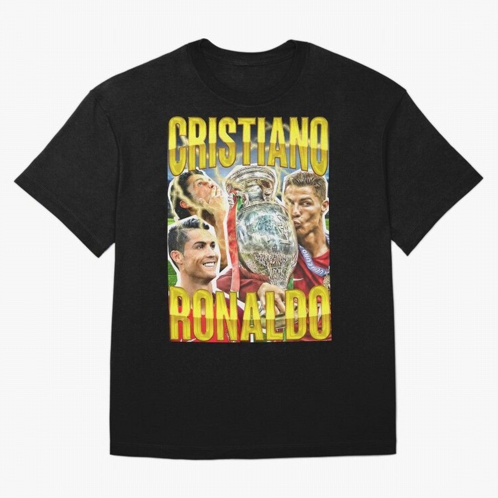 Cristiano Ronaldo CR7 SIUUU El Bicho Vintage Retro Design Oversized T-Shirt Stand Out with Spirit from FIFA World Cup 2026 Group Stage with Neymar, England and Germany Energy, Retro Football Energy, Iconic Rivalries, Trophy Chase Drama and Stadium