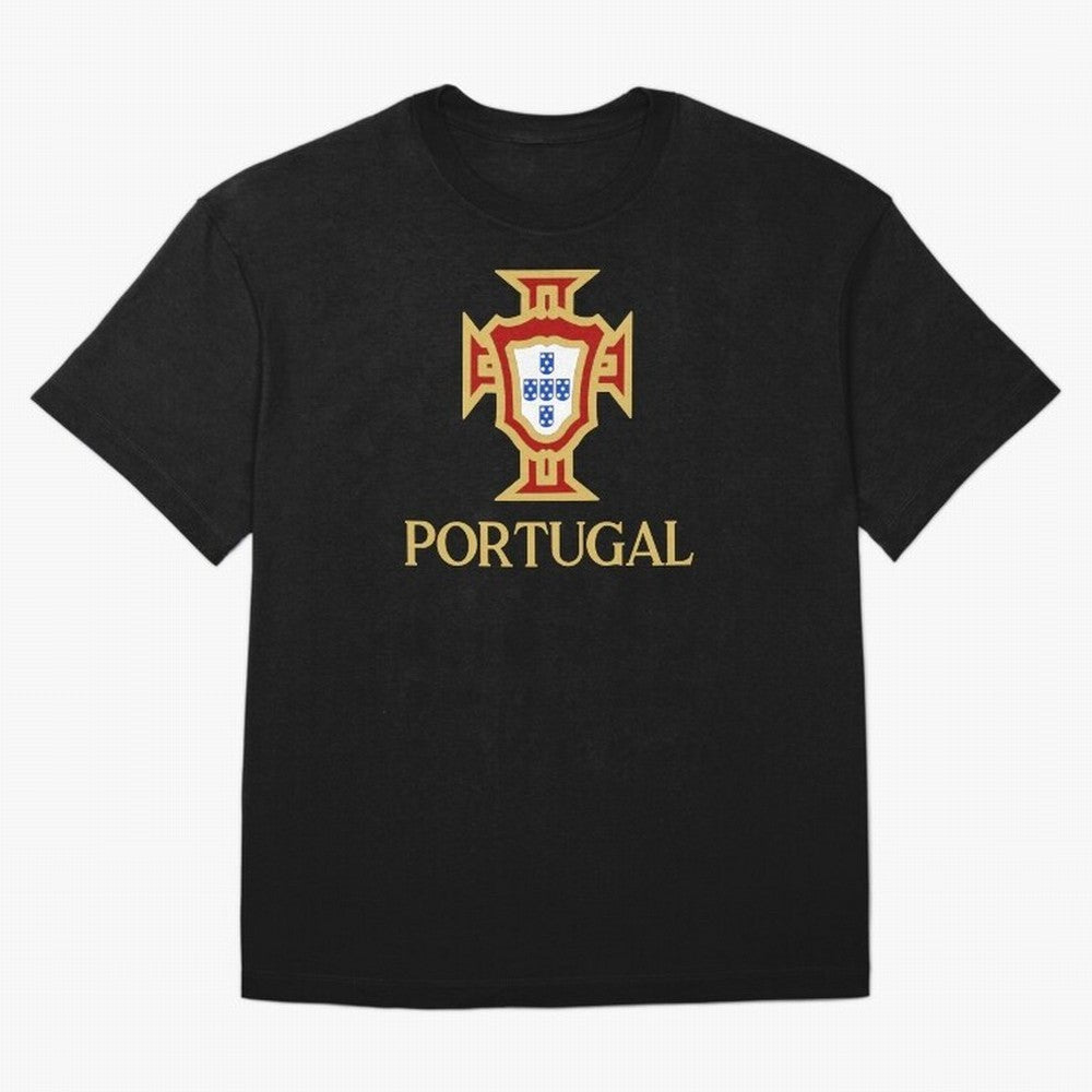 Portugal Gold Alt 3 Oversized T-Shirt Celebrate the Magic of the FIFA World Cup 2026 USA Canada Mexico Journey through CR7 Highlights, Spain and Netherlands Pride, Match Day Excitement, Supporter Culture, Golden Goals and Global Football Passion;