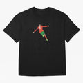 Cristiano Ronaldo Oversized T-Shirt Capture Stadium Memories from FIFA World Cup 2026 USA Canada Mexico for Fans of Messi and England and Germany, Bringing Game Day Rituals, Football Legends, Country Pride and the Road to the Final; Made for
