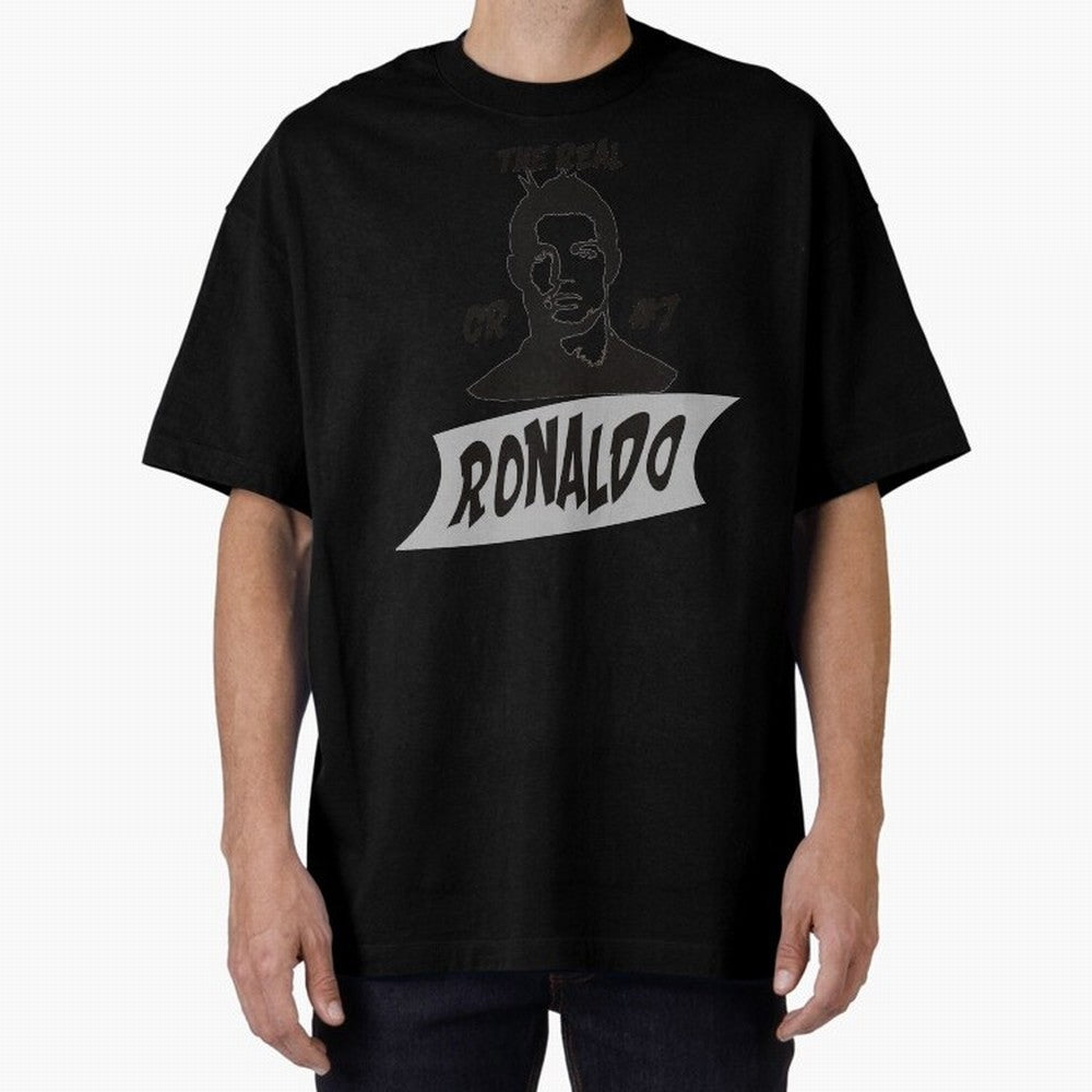 The Real Ronaldo Oversized T-Shirt Bring Bold Fan Energy to the FIFA World Cup 2026 Journey through Haaland Highlights, Spain and Netherlands Pride, Fan Favorite Moments, National Team Passion, Big Match Drama and Soccer History; Perfect for People