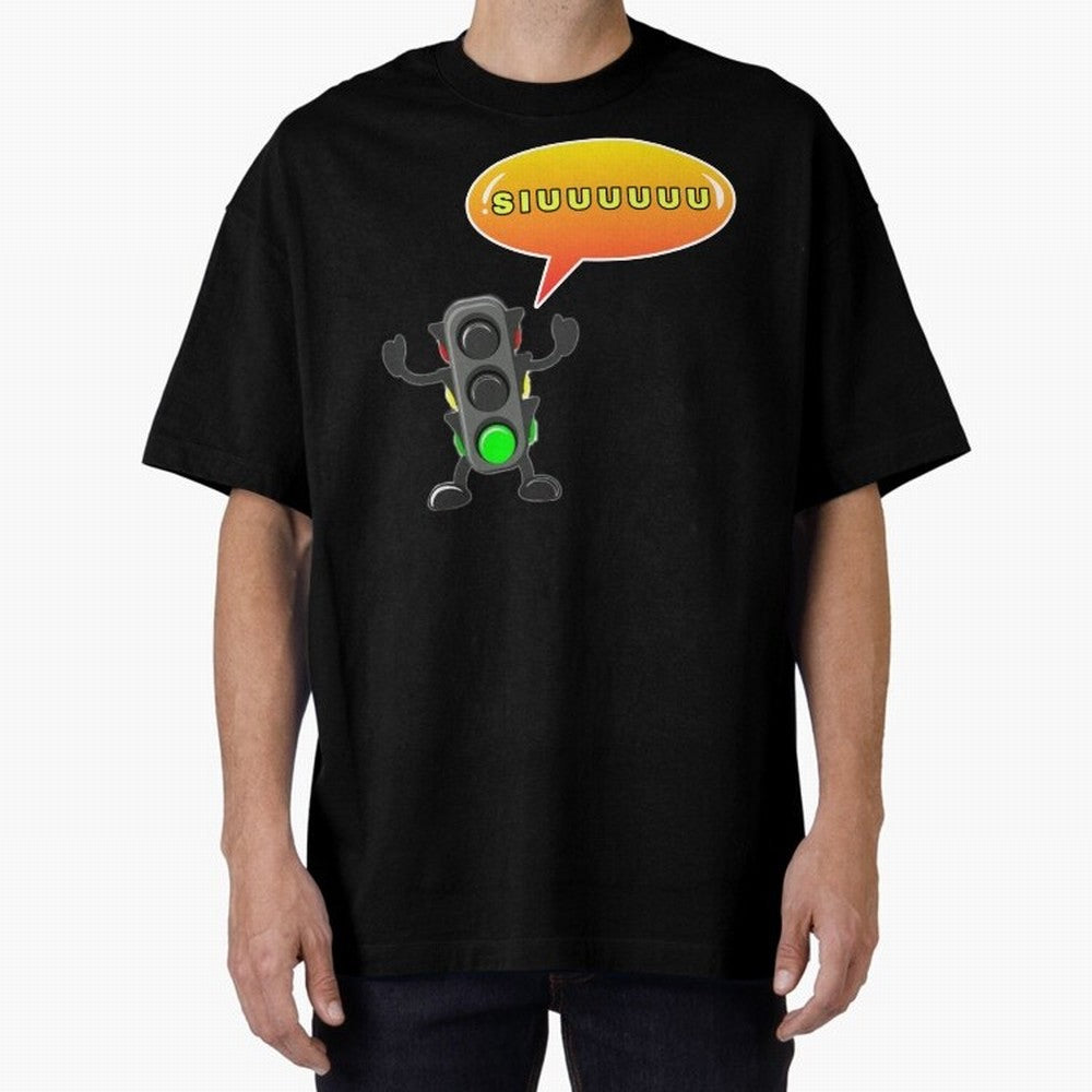 traffic light Siuuu Cristiano ronaldo goal Oversized T-Shirt Bring a Vintage Feel to FIFA World Cup 2026 USA Canada Mexico for Fans of Neymar, Haaland and Cristiano Ronaldo and Germany, Bringing Stadium Memories, Football Loyalty, International