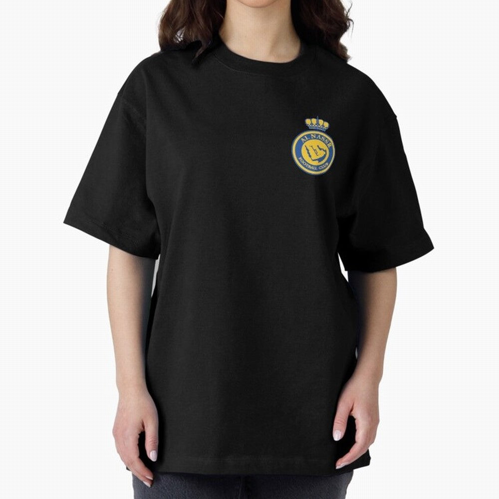 Al-Nassr Football Club Oversized T-Shirt Step into the FIFA World Cup 2026 USA Canada Mexico Journey through Cristiano Ronaldo Highlights, Portugal Pride, Football Passion, Legendary Performances, Festival Vibes and Supporter Community; Perfect for