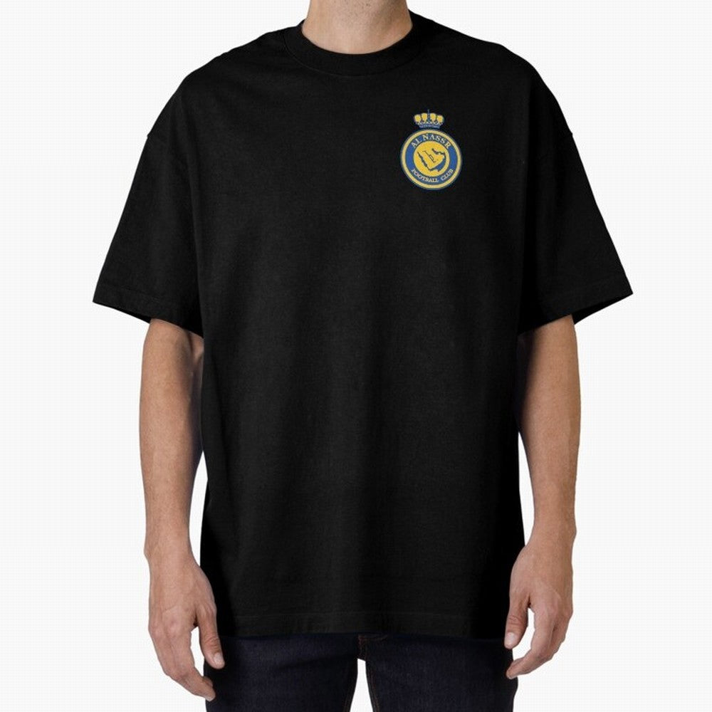 Al-Nassr Football Club Oversized T-Shirt Step into the FIFA World Cup 2026 USA Canada Mexico Journey through Cristiano Ronaldo Highlights, Portugal Pride, Football Passion, Legendary Performances, Festival Vibes and Supporter Community; Perfect for