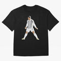 Cristiano Ronaldo 3 Oversized T-Shirt Stand Out with Spirit from FIFA World Cup 2026 Group Stage Spirit, Celebrating Brazil, CR7, Championship Spirit, Famous Goals, Roaring Crowds and International Football Unity; Built for Supporters Chasing