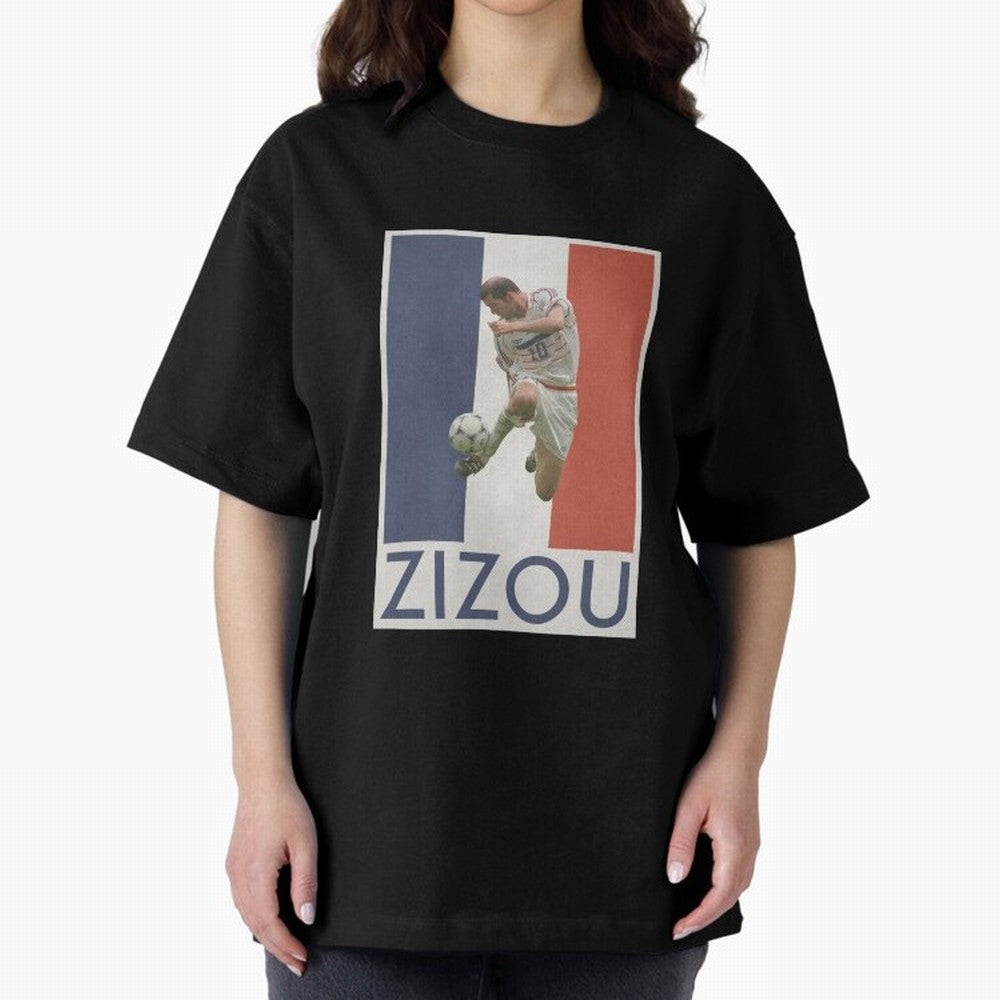 Football - Zidane Oversized T-Shirt Honor the FIFA World Cup 2026 Journey through Cristiano Ronaldo Highlights, Argentina Pride, Sports Nostalgia, International Competition, Famous Players and Unforgettable Victories; Created for Match Day Parties,
